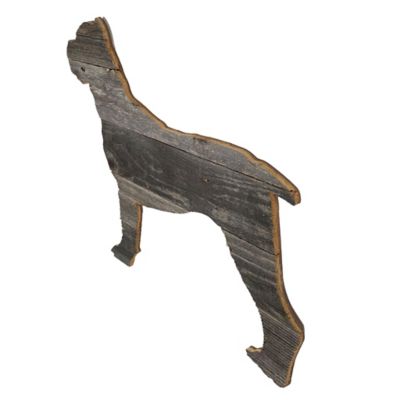 Image showing  Rustic Farmhouse 18 in. Cane Corso Cutout Reclaimed Wood Silhouette