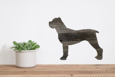 Image showing  Rustic Farmhouse 18 in. Cane Corso Cutout Reclaimed Wood Silhouette