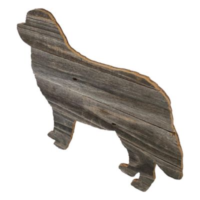 Image showing  Rustic Farmhouse 18 in. Bernese Mountain Dog Cutout Reclaimed Wood Silhouette