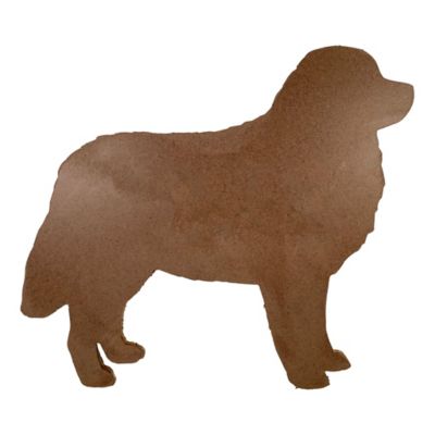 Image showing  Rustic Farmhouse 18 in. Bernese Mountain Dog Cutout Reclaimed Wood Silhouette