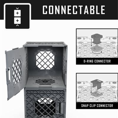 Image showing  Combo Pack 01 includes two crates, two bins along with accessories, 210013-GBKB-GY