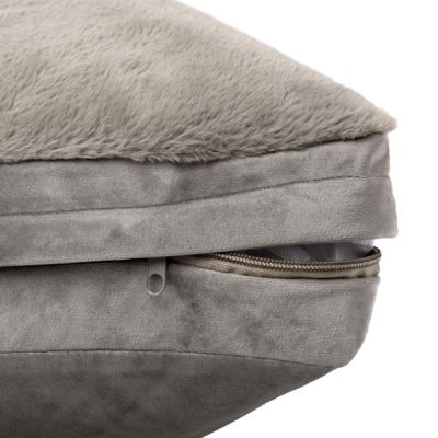 Image showing  Rectangle Fur to Velvet Ped Bed