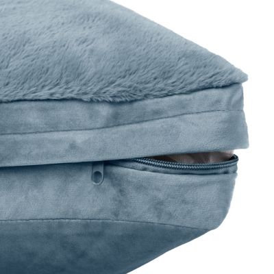 Image showing  Rectangle Fur to Velvet Ped Bed