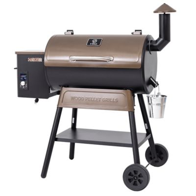 Z Grills 549 sq. in. Wood Pellet Grill and Smoker in Black