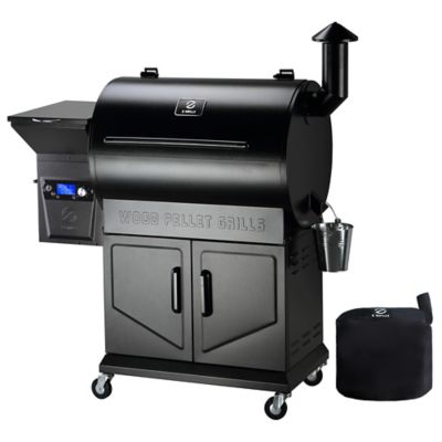 Z Grills 700D7 Pellet Grill & Smoker with the LATEST PID V2.1 Controller, LCD Screen, Meat Probes