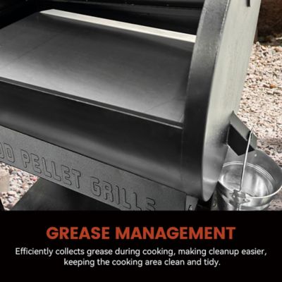 Image showing 5 th Z GRILLS 8-in-1 BBQ Wood Fire Pellet Grill and Smoker, Black/Silver