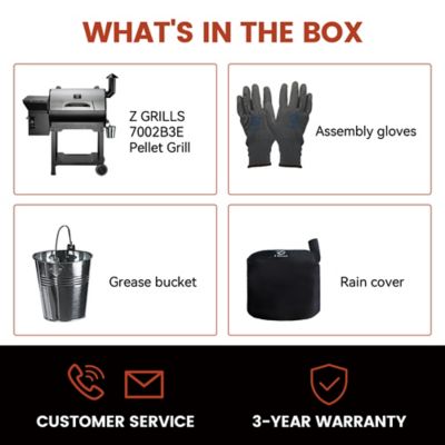 Image showing 7 th Z GRILLS 8-in-1 BBQ Wood Fire Pellet Grill and Smoker, Black/Silver