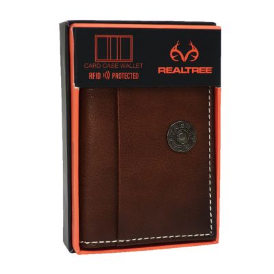 Image showing  Heavy Stitch Shot Shell Folded Card Case With Heavy Stitching Rfid