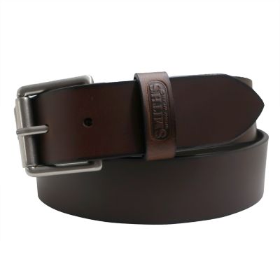 Smith's Workwear Made In USA Leather Jean Belt With Roller Buckle, 17010 200 30/32