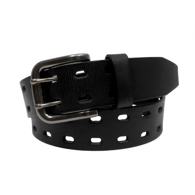 Image showing  Made In USA Double Perf Rugged Leather Work Belt, 17097 001 34/36