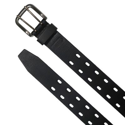 Image showing  Made In USA Double Perf Rugged Leather Work Belt, 17097 001 34/36