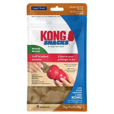 Image showing KONG Peanut Butter Snacks Dog Treats