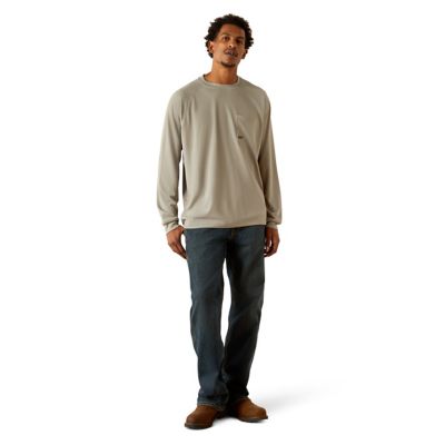Image showing 4 th Ariat Rebar Heat Fighter Work Hard Long Sleeve T-Shirt