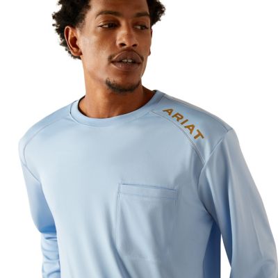 Image showing  Men's Rebar Sunblocker Crew Neck Long-Sleeve T-Shirt