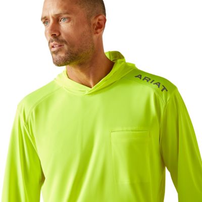 Image showing  Men's Rebar Sunblocker Hooded Long-Sleeve T-Shirt