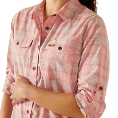 Image showing  Women's Rebar Made Tough DuraStretch Long-Sleeve Work Shirt