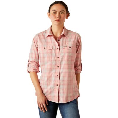 Ariat Women's Rebar Made Tough DuraStretch Long-Sleeve Work Shirt