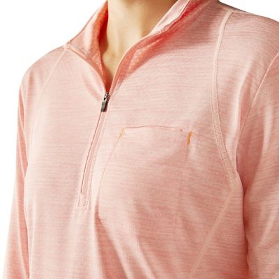 Image showing  Women's Intelligent Cooling System Rebar Evolution 1/2-Zip Long-Sleeve T-Shirt