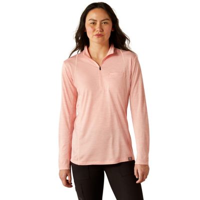 Ariat Women's Intelligent Cooling System Rebar Evolution 1/2-Zip Long-Sleeve T-Shirt