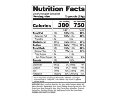 Image showing  Pro Adventure Meal Beef Bulgogi