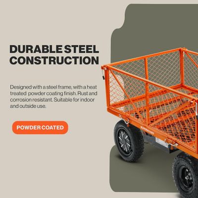 Image showing 5 th SuperHandy Electric Assist Garden Cart