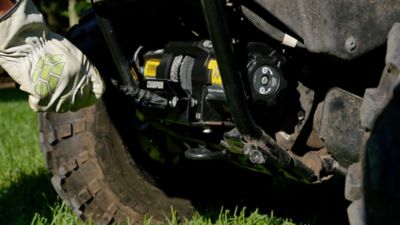 Image showing 8 th Champion Power Equipment XL 3500 lb. ATV and UTV Synthetic Rope Winch Kit