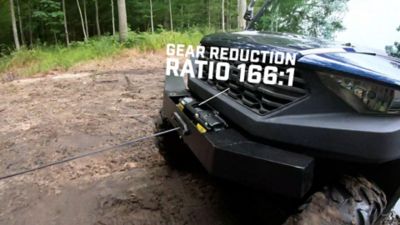 Image showing 5 th Champion Power Equipment XL 5500 lb. ATV and UTV Synthetic Rope Winch Kit