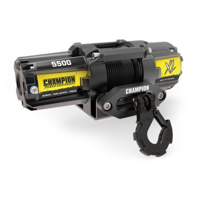 Image showing 6 th Champion Power Equipment XL 5500 lb. ATV and UTV Synthetic Rope Winch Kit
