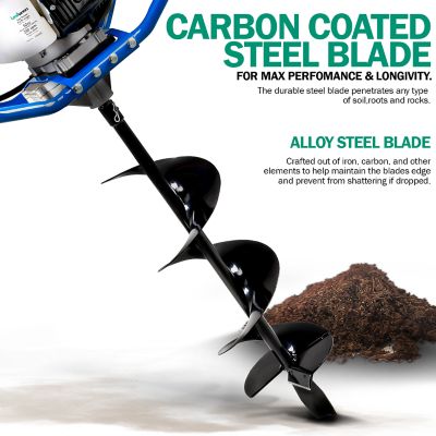 Image showing  Earth Auger Power Head 3HP 52cc