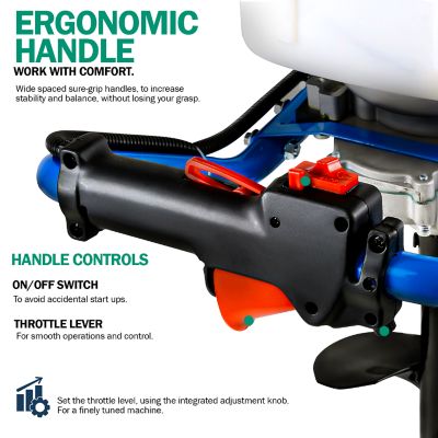 Image showing  Earth Auger Power Head 3HP 52cc