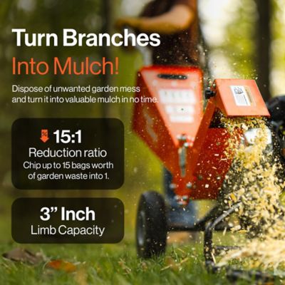 Image showing  Wood Chipper Shredder 7HP