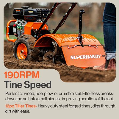 Image showing 5 th SuperHandy Rear Tine Tiller 7HP