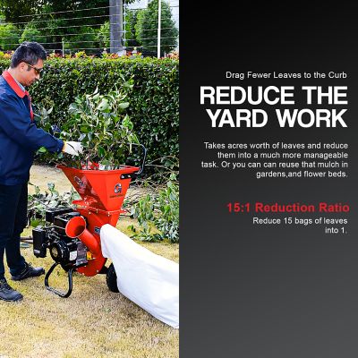 Image showing  3-in-1 Wood Chipper Shredder Mulcher