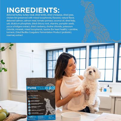 Image showing 5 th PURELUXE Elite Nutrition Grain Free Holistic, High Protein Dog Formula Made with Turkey
