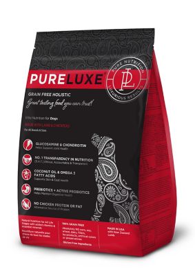 PURELUXE Elite Nutrition Grain Free Holistic Hypoallergenic Dog Formula Made with Lamb & Chickpeas