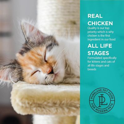 Image showing  Grain Free Holistic Kitten Cat Formula Made with Chicken, Chick peas & Salmon