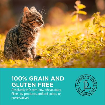 Image showing  Grain Free Holistic Kitten Cat Formula Made with Chicken, Chick peas & Salmon