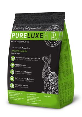 PURELUXE Elite Nutrition Grain Free Holistic Persian Cat Formula Made with Fresh Chicken, Chicken Meal & Salmon Meal