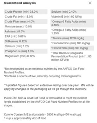 Image showing  Persian Cat All Life Stages Grain-Free Holistic Chicken and Salmon Meal Formula Dry Cat Food
