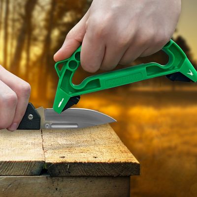 Image showing  All-in-1 Sharpener for Lawn Mower Blades and Tools, Green