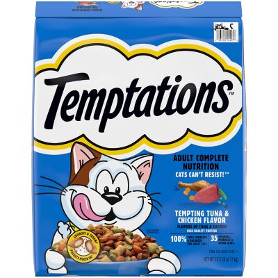 TemptationsAdult Indoor/Outdoor Tempting Tuna & Chicken Recipe Dry Cat Food