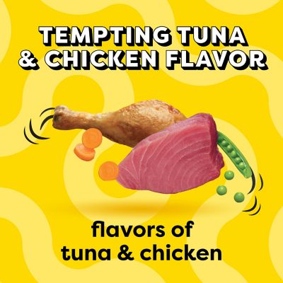 Image showing 8 th Temptations Adult Indoor/Outdoor Tempting Tuna & Chicken Recipe Dry Cat Food