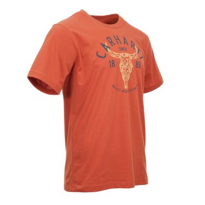 Image showing 2 th Carhartt Men's Short Sleeve Relaxed Fit Longhorn Graphic T-Shirt