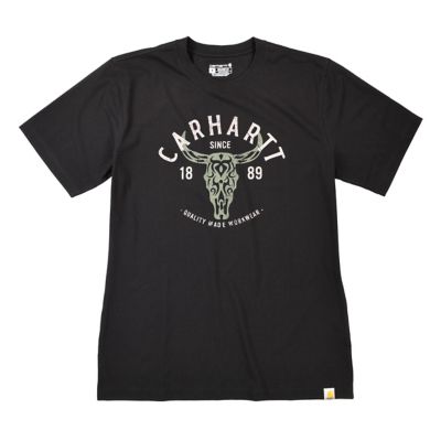 Image showing  Men's Short Sleeve Relaxed Fit Longhorn Graphic T-Shirt