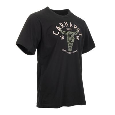 Image showing 2 th Carhartt Men's Short Sleeve Relaxed Fit Longhorn Graphic T-Shirt