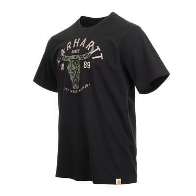 Image showing 3 th Carhartt Men's Short Sleeve Relaxed Fit Longhorn Graphic T-Shirt