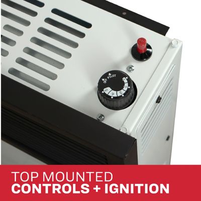 Image showing 5 th Ashley Direct Vent Wall Heater Dual Fuel 11,000 BTU