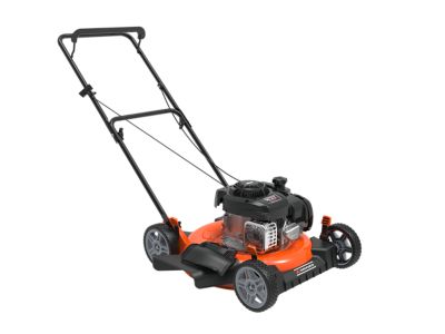 Image showing 6 th Yard Force 21 in. Steel Deck Gas Lawn Mower YF21-2N1, 125cc Briggs & Stratton, 2 in 1, Push