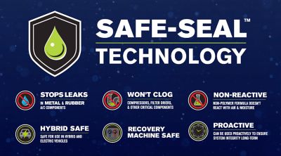 Image showing  R-134a Refrigerant Refill for B'laster R-134a Hose Kits with Safe Seal and UV Dye, 12 oz.