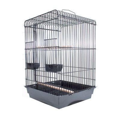 Penn-Plax Large Bird Cage, Square Dome - Black
